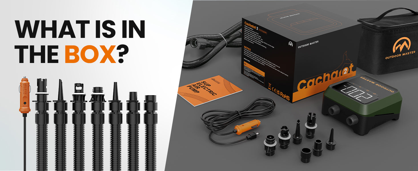 Cachalot 12V Electric Pump – Dual Inflate/Deflate for SUPs & Inflatables