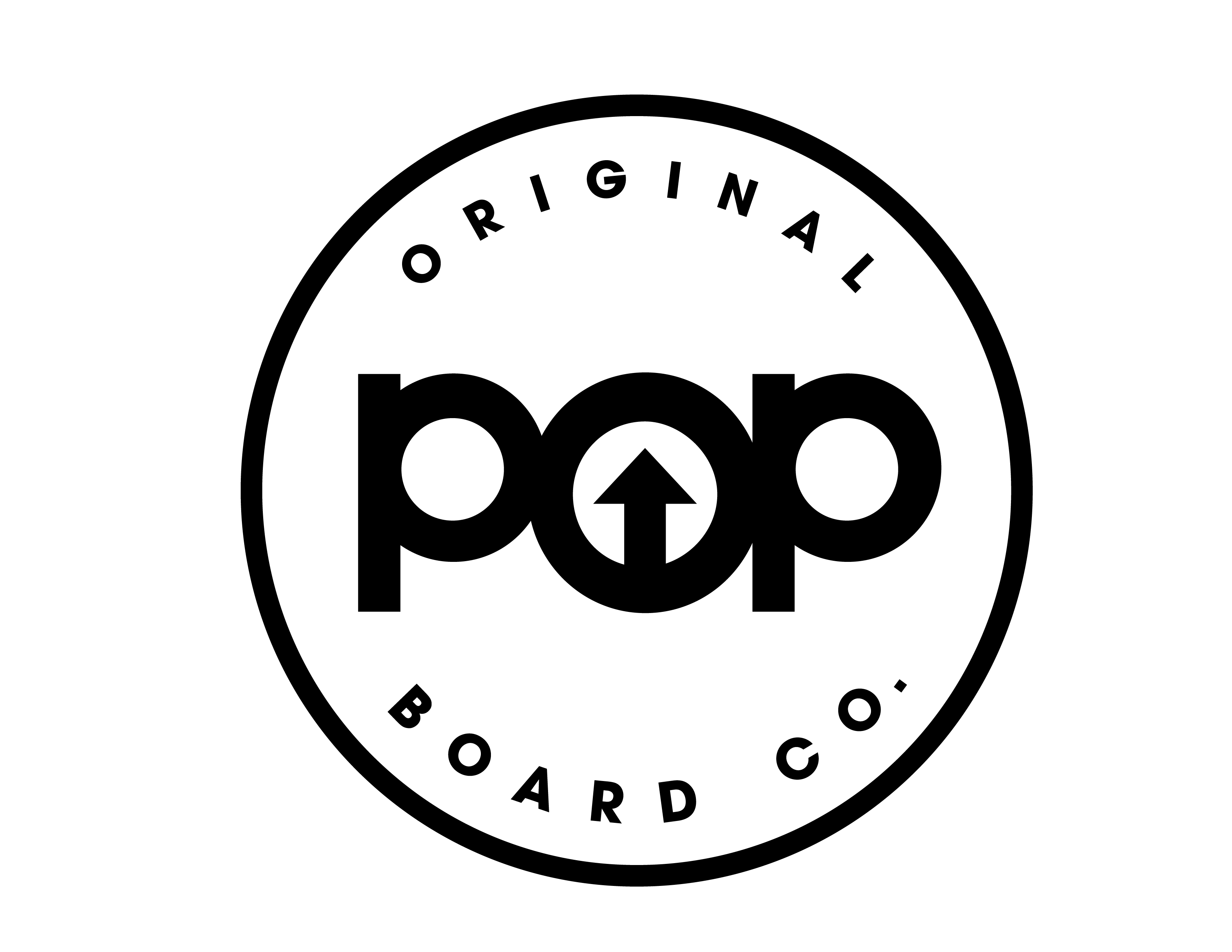 POP Board Co. Logo - Premium Inflatable Docks & Paddleboards