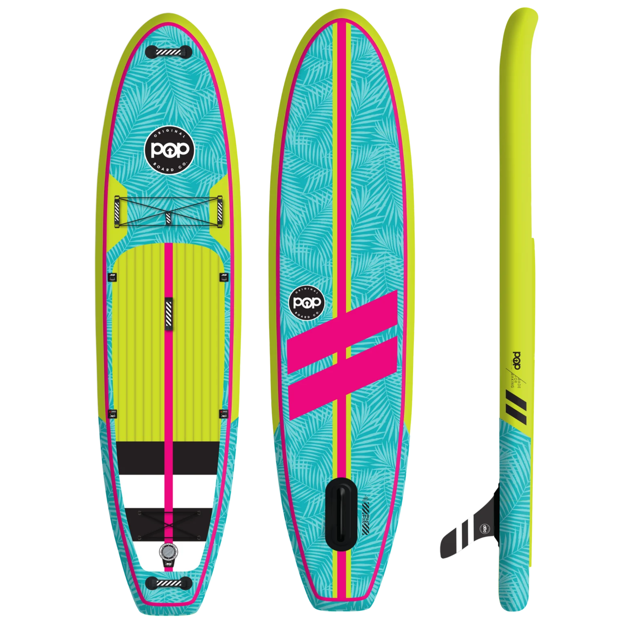 11'0" Yacht Hopper Turq/Neon/Pink