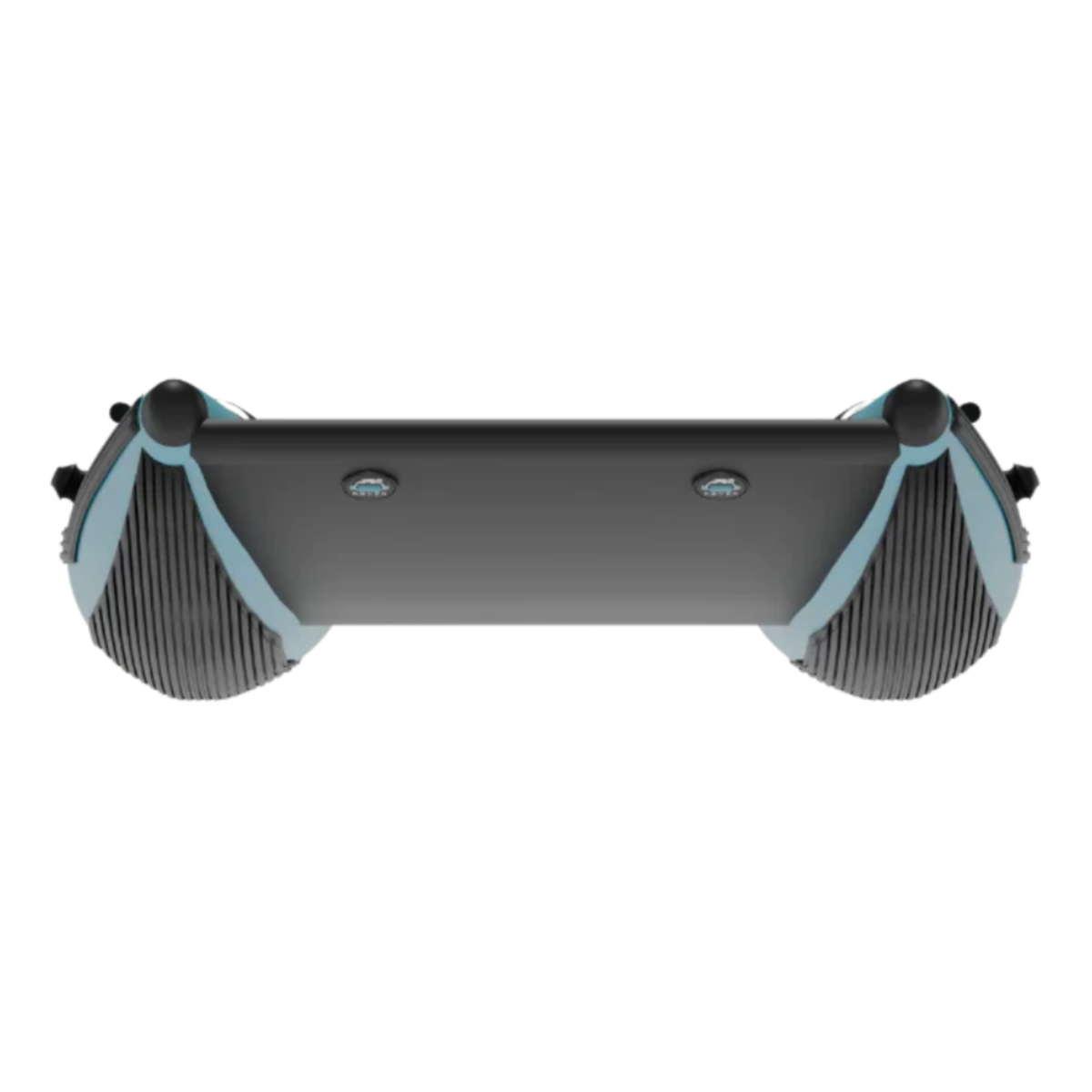Front bow view of the Rover Marine Battle Cat inflatable boat.